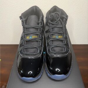 Nike Black and Blue Sneakers